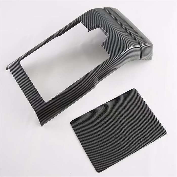 for MX5 2024 Carbon Fiber Car Rear Air Vent Frame Trim Anti-Kick Cover Accessories