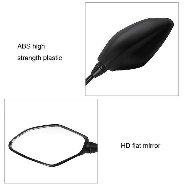 for MT-25 MT-03 MT-09 FZ-07 FZ-09 FZ-10 Rearview Mirrors Motorcycle Side Mirror