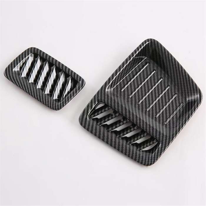 for MX5 2024 LHD Carbon Fiber Car Dashboard Air Condition Vent Outlet Cover Trim Accessories