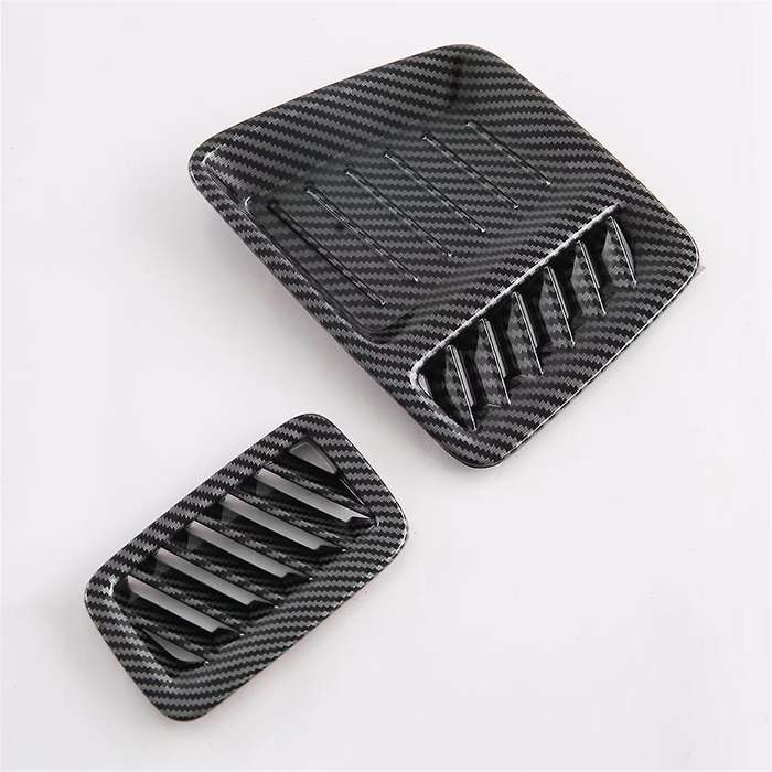 for MX5 2024 LHD Carbon Fiber Car Dashboard Air Condition Vent Outlet Cover Trim Accessories