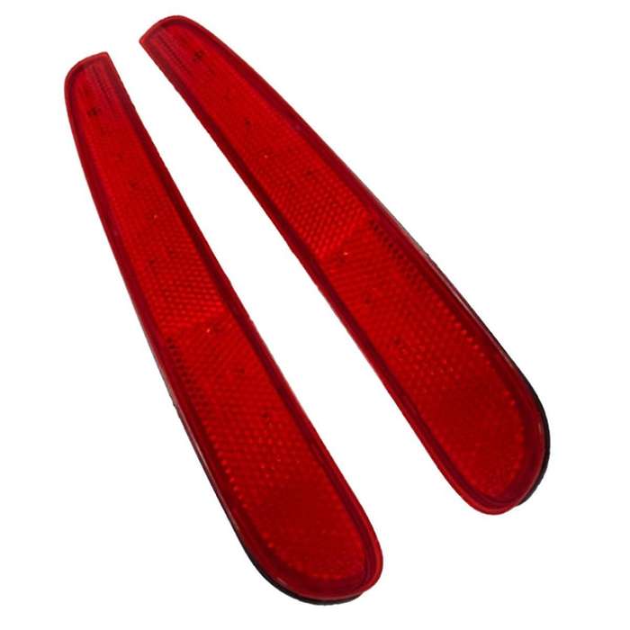 for NBOX 2023-2024 Car LED Rear Bumper Light Rear Fog Lamp Parking Warning Light Reflector Taillight