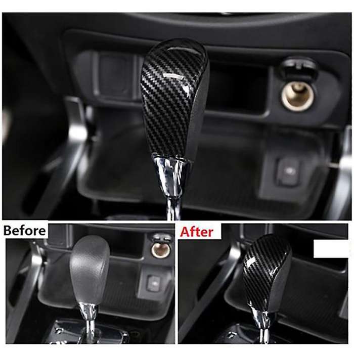 for Navara Np300 2015-2020 Car Gear Shift Knob Panel Decoration Cover Trim Sticker Accessories,carb