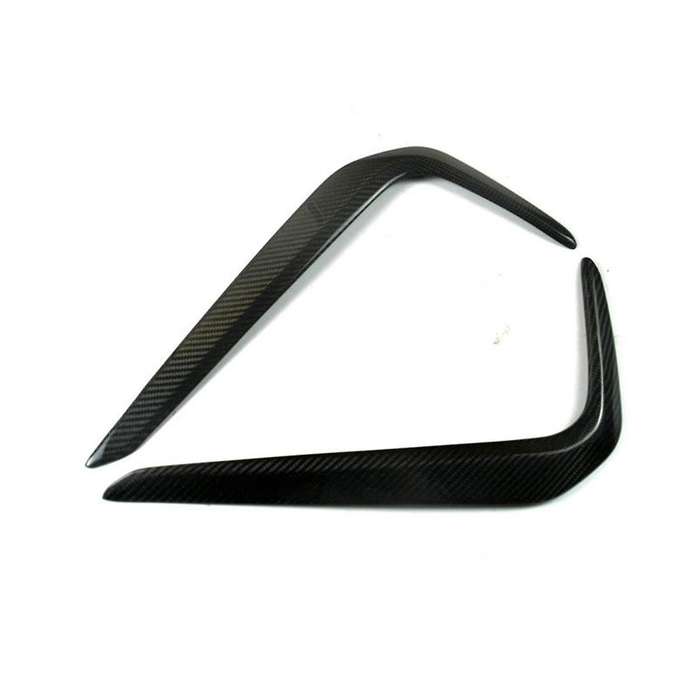 for New 5 Series G30 G38 Front Fog Light Trim Front Bar Upper Wrap Angle Wind Knife Carbon Fibre