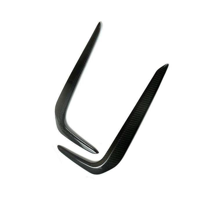 for New 5 Series G30 G38 Front Fog Light Trim Front Bar Upper Wrap Angle Wind Knife Carbon Fibre