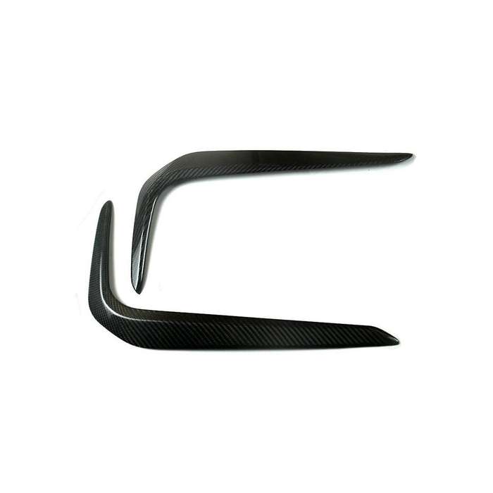 for New 5 Series G30 G38 Front Fog Light Trim Front Bar Upper Wrap Angle Wind Knife Carbon Fibre