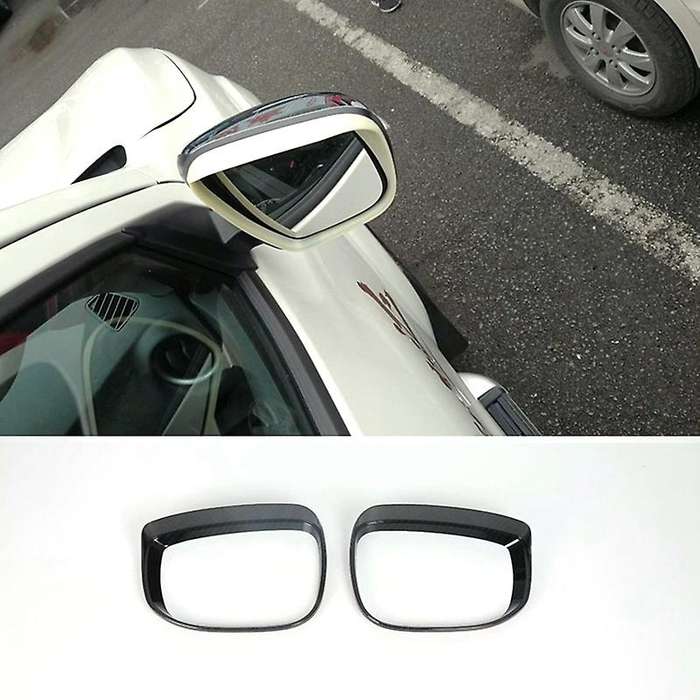 for NP300 2015-2020 Car Side Door Rearview Mirror Cover Trim Rain Eyebrows Frame Shield Accessories