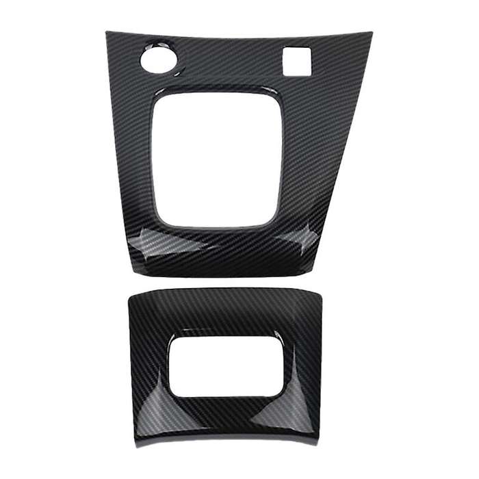 for NV200 Evalia Carbon Fiber ABS Interior Gear Shift Box Panel Overlay Cover Trim Interior Dashboar
