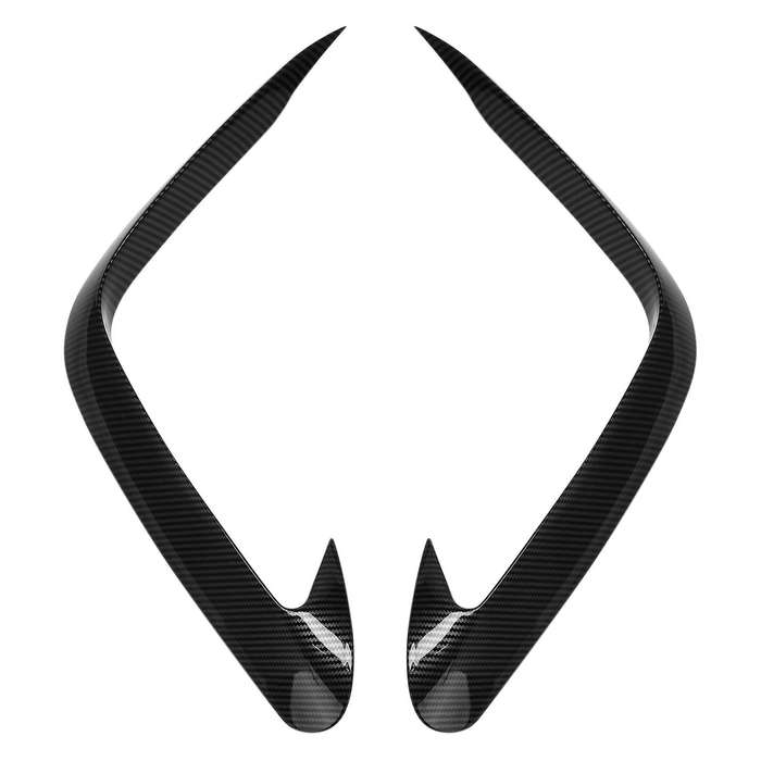 for Nx4 2020 2021 Front Fog Light Lamp Cover Trim Bumper Molding Garnish Eyebrow Eyelid Carbon Fibe