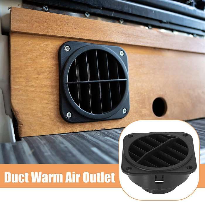 2pcs 60mm Car Heater Outlet Air Vent for Air-diesel Parking Heater