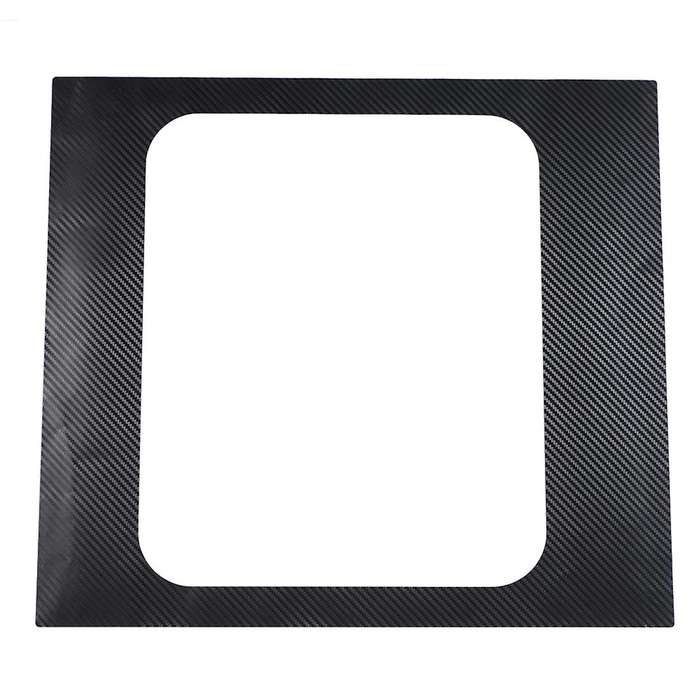 Rear Middle Window Cover Sticker for Ford F150 21-22,carbon Fiber