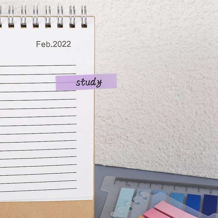 1200 Pcs Sticky Index Tabs, Colored with Ruler for Page Marking