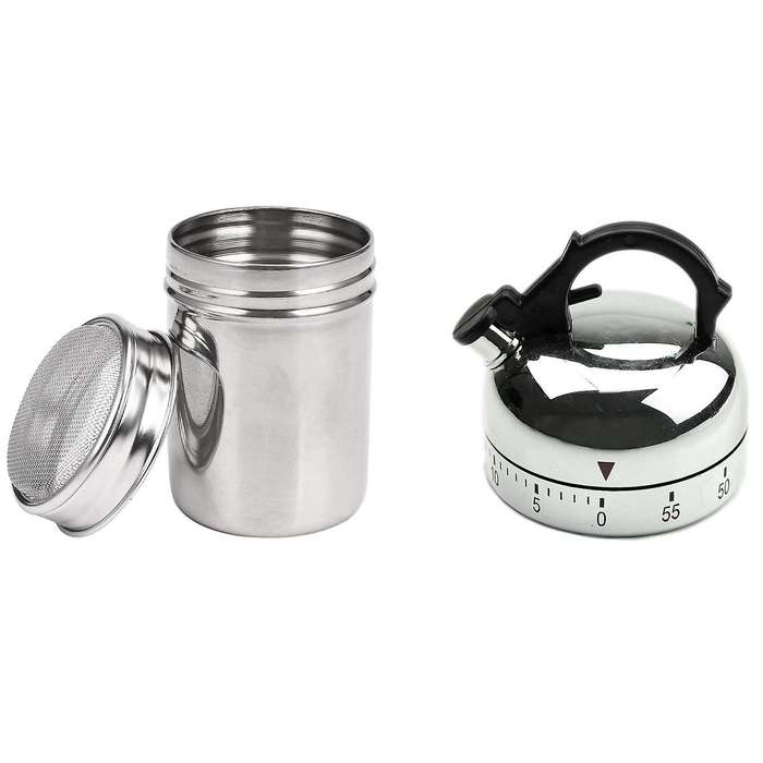 60 Minute Counting Teapot Shaped Kitchen Cooking Alarm Clock Timer Me