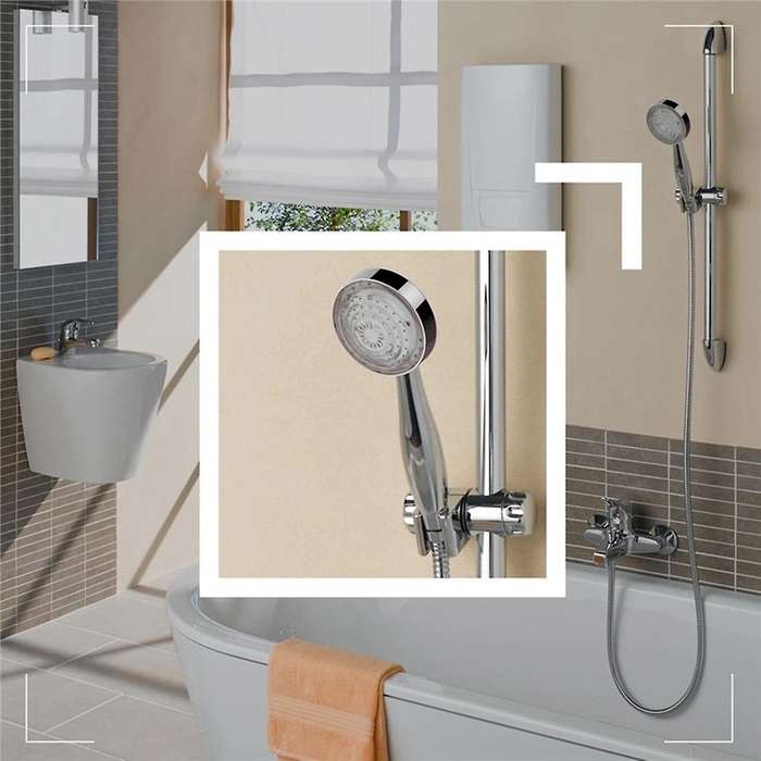 Shower Head Led Light Glowing 7 Color Changing Handheld Shower Decor