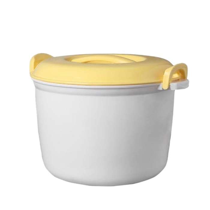 Portable Microwave Oven Rice Cooker Multifunctional Steamer 2000ml