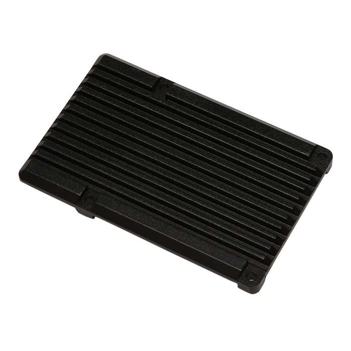 For Raspberry Pi 3 Aluminum Case with Dual Cooling Fan Metal Black
