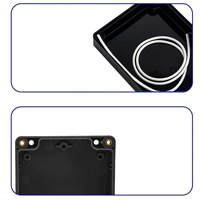 Waterproof Diy House Meter Box Project Box Enclosure Box,100x100x75mm