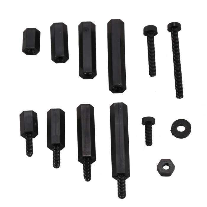 250pcs M2 Nylon Screw Nut Standoff Plastic for Fpv Drone Quadcopter