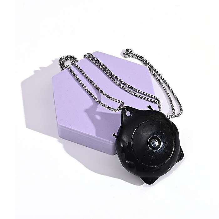 Wearable Air Purifier Negative Ion Generator for Adult Kids Black