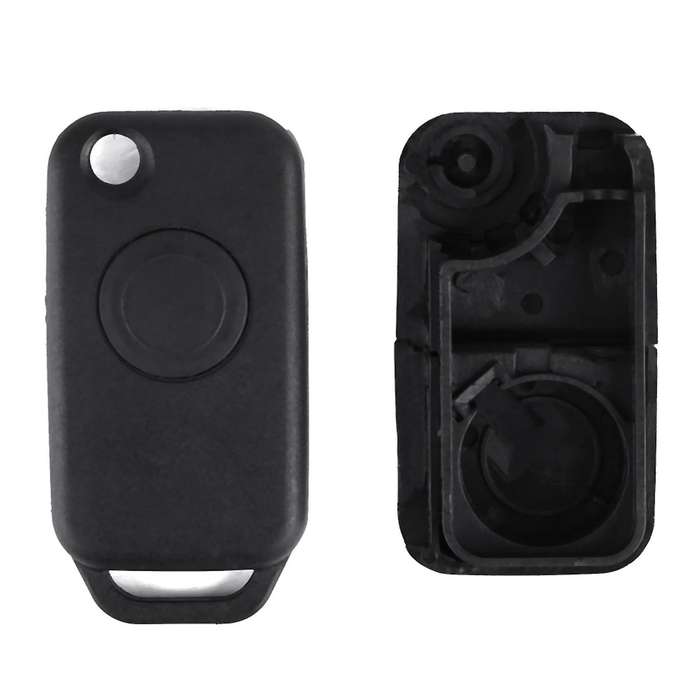 Coque Pliable 1 Bouton Pour Cle Telecommande Mercedes Benz Flip Key