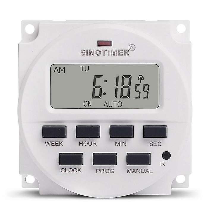 Sinotimer Tm618sh-1 1 Second Weekly Programmable Digital Timer