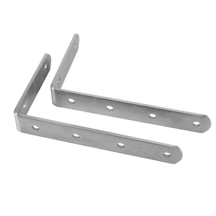 4 Pcs Stainless Steel Heavy Duty "l" Corner Brace Joint Angle Bracket