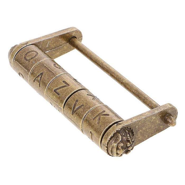 Cadenas A Code Lettres En Serrure Style Pour Boite Armoire Tiroir