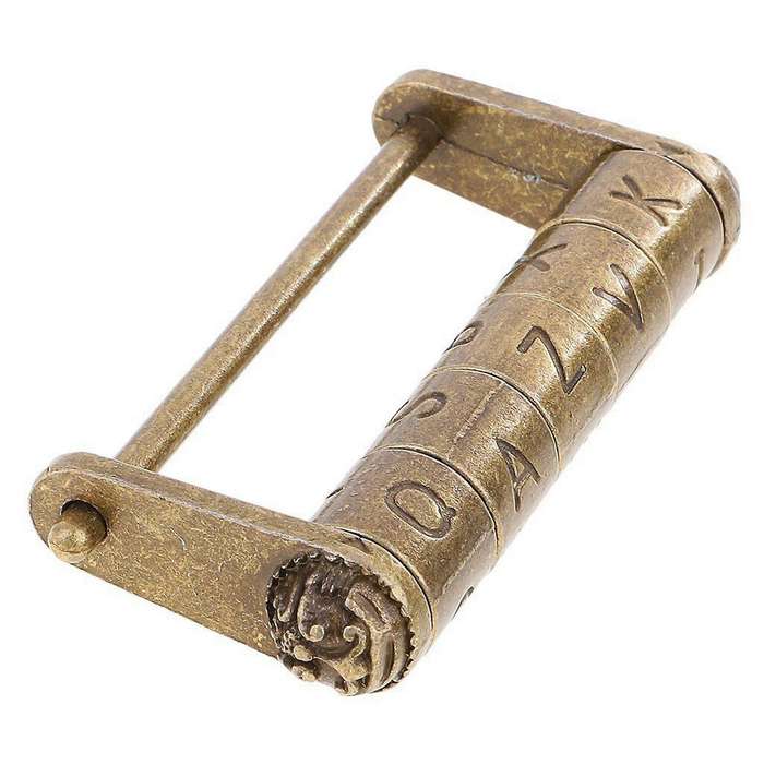 Cadenas A Code Lettres En Serrure Style Pour Boite Armoire Tiroir