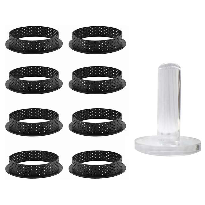 Diy French Dessert Bakeware Cutter Tart Ring Silicone Mousse Circle