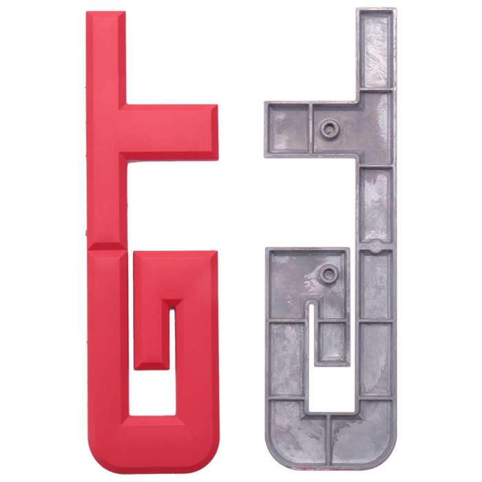 2x 3d Car Sticker for Ford Mustang Focus Mk 1 2 3 7 Mondeo Car Red