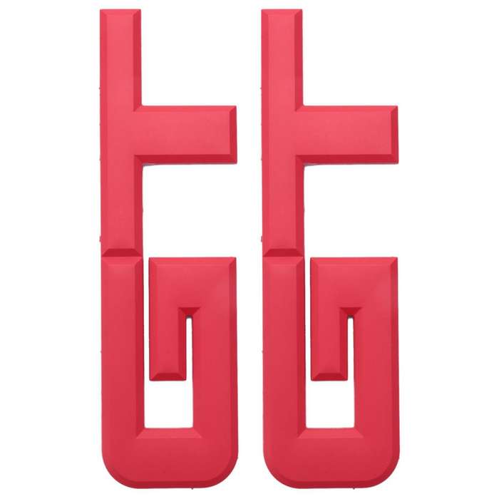 2x 3d Car Sticker for Ford Mustang Focus Mk 1 2 3 7 Mondeo Car Red