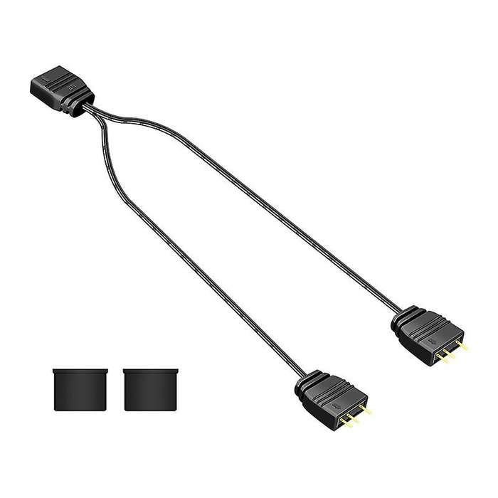 10pcs One to Two Extension Cable 5v 3-pin Motherboard Extension Cable