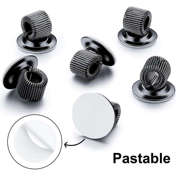 Pen Holder Clips with Adjustable Spring Loop Fit Any Size Pens 16pack