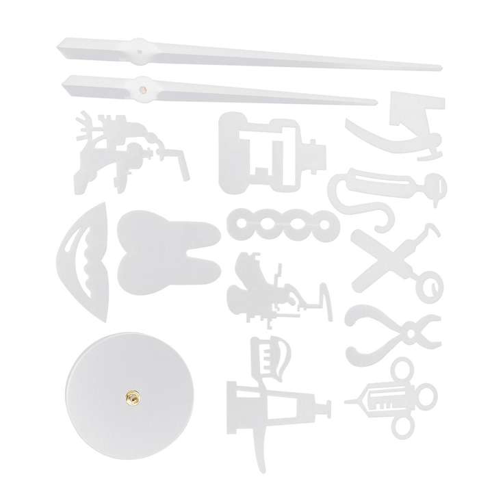 Dentist Diy Giant Wall Doctor Oversized Wall Clock Big Needle Silver