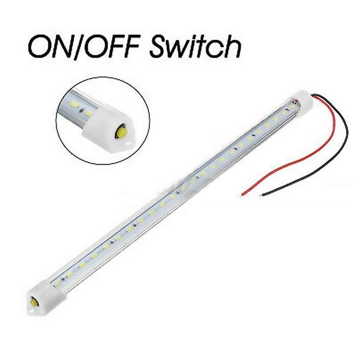 4pcs 30cm 24v 24 Led Car Interior White Strip Light Bar Car Interior