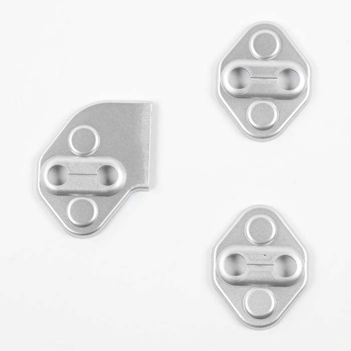 Car Door Lock Protective Decoration Cover Trim,abs Silver