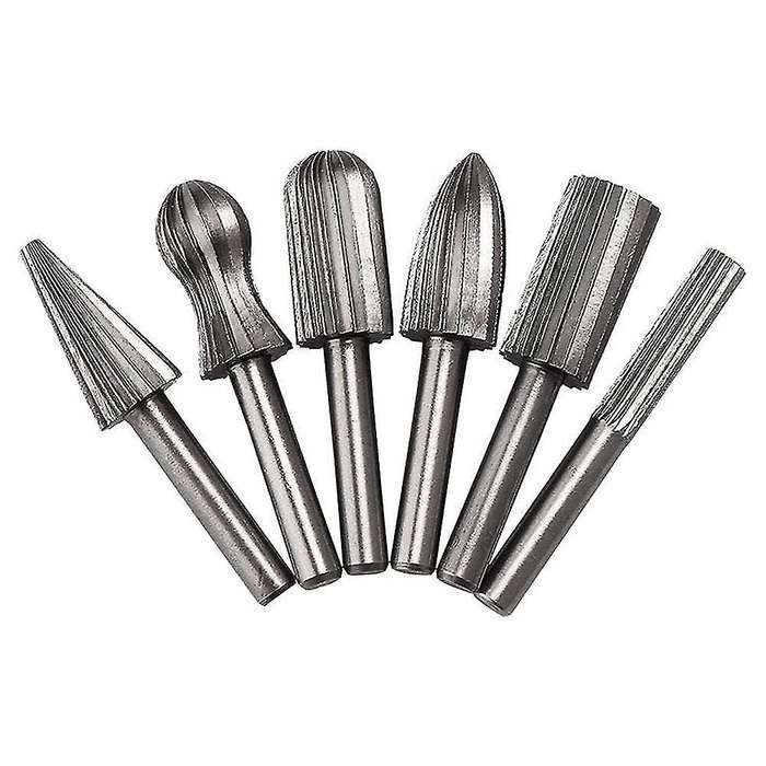 Carbide Burr Set 6pcs,carving Knife for Woodworking, Metal Carving