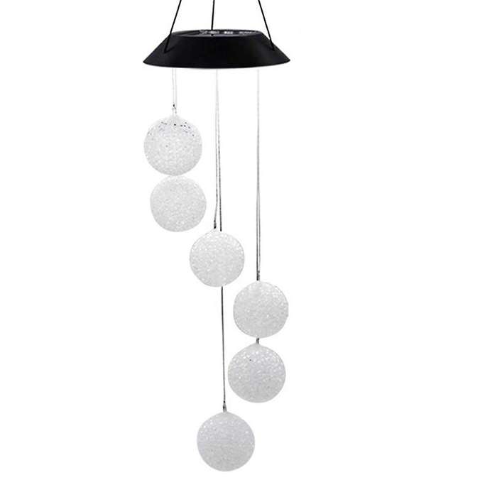 Solar Ball Light Led Colour Changing Garden Yard Hanging Decoration