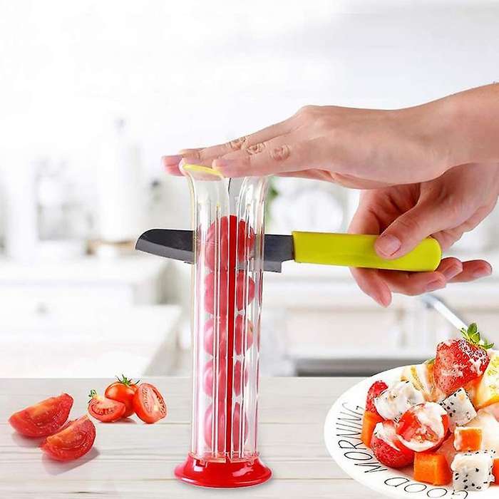 2pcs Tomato Zip Slicer Kitchen Accessories for Pizza Kids Food