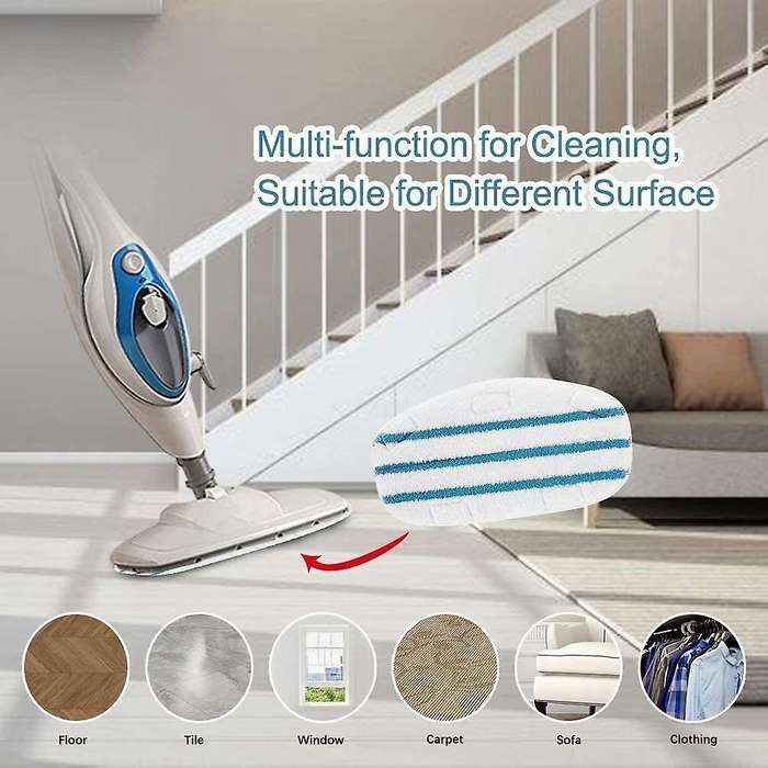 Superfine Fibre Mop Pad Cleaning Cloth for Pursteam Thermapro 10-in-1