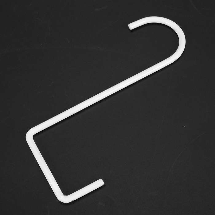 Patio White Powder Coated Steel Fence Hooks for Hanging Plants