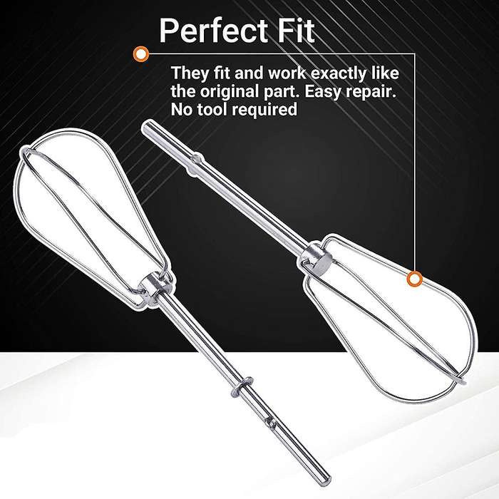 4 Pack Stainless Steel Hand Mixer for Kitchenaid & Whirlpool Mixers