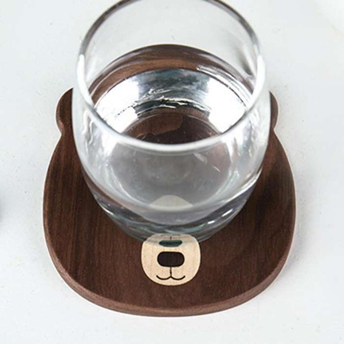 Dinner Plate Creative Mini Wooden Plate Japanese Coaster Placemat