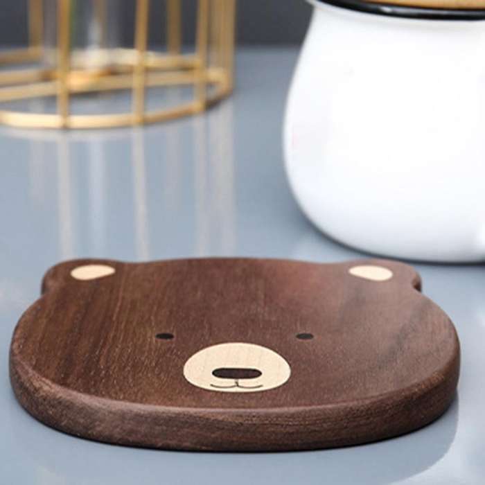 Dinner Plate Creative Mini Wooden Plate Japanese Coaster Placemat
