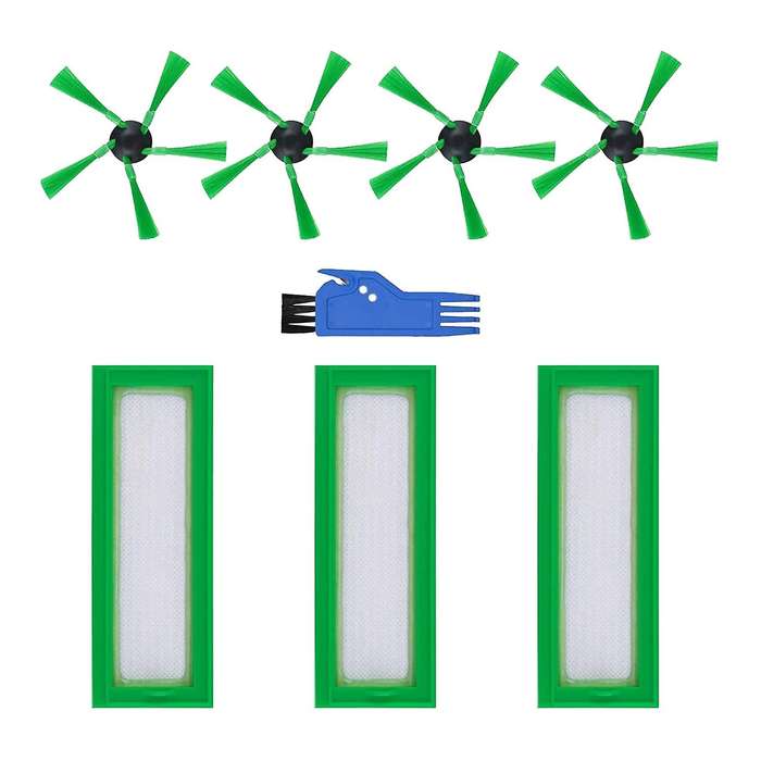 Filter Side Brush Kit for Vorwerk Kobold Vr200 Vr300 Vacuum Cleaner