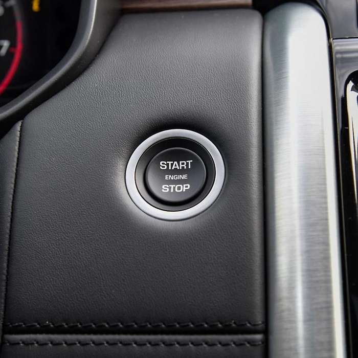 Stop Button Switch Push Button Cover for Land Rover Range Rover Black