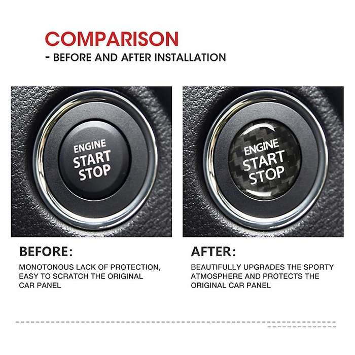 For Suzuki Vitra Alivio Kizashi Alto Start Stop Button Cover Sticker