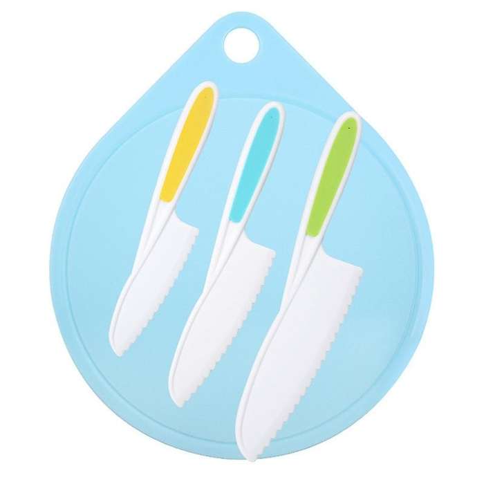 Kids Cooking Supplies Knife Cutting Board/lettuce and Salad Knives