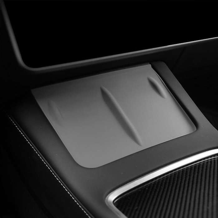 Car Gray Central Control Anti-slip Mat for Tesla Model 3/y 2021 2022