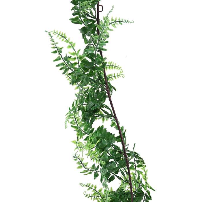 6.2 Ft Artificial Plants Vines Boston Ferns Persian Greenery Rattan