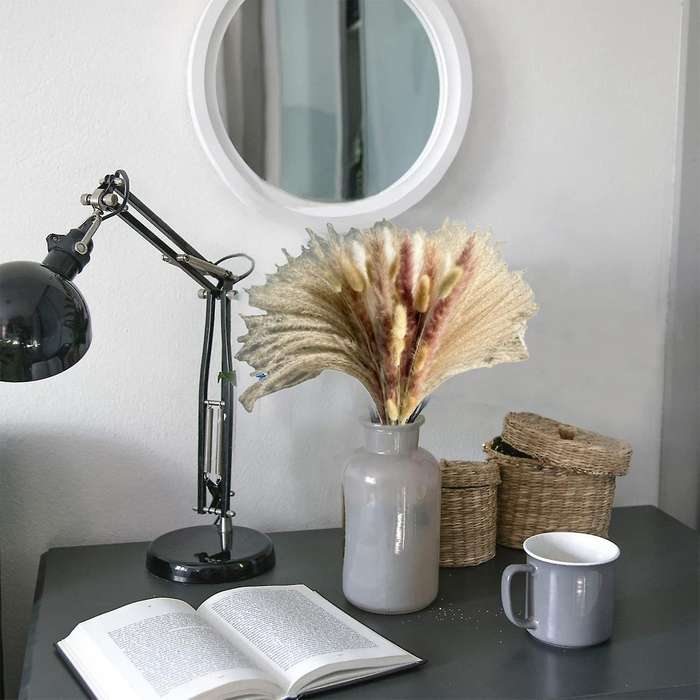 55 Pcs Reed Pampas Set Dried Flower for Arrangements Home Decor